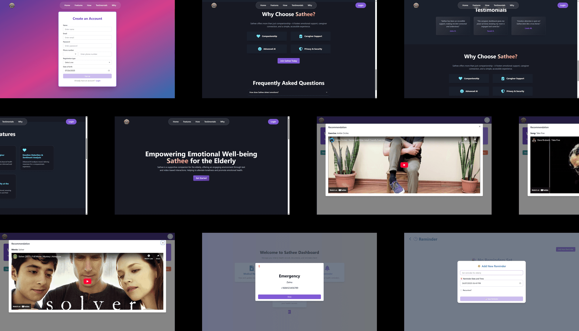 Sathee — Web Development project screenshot by Progronics
