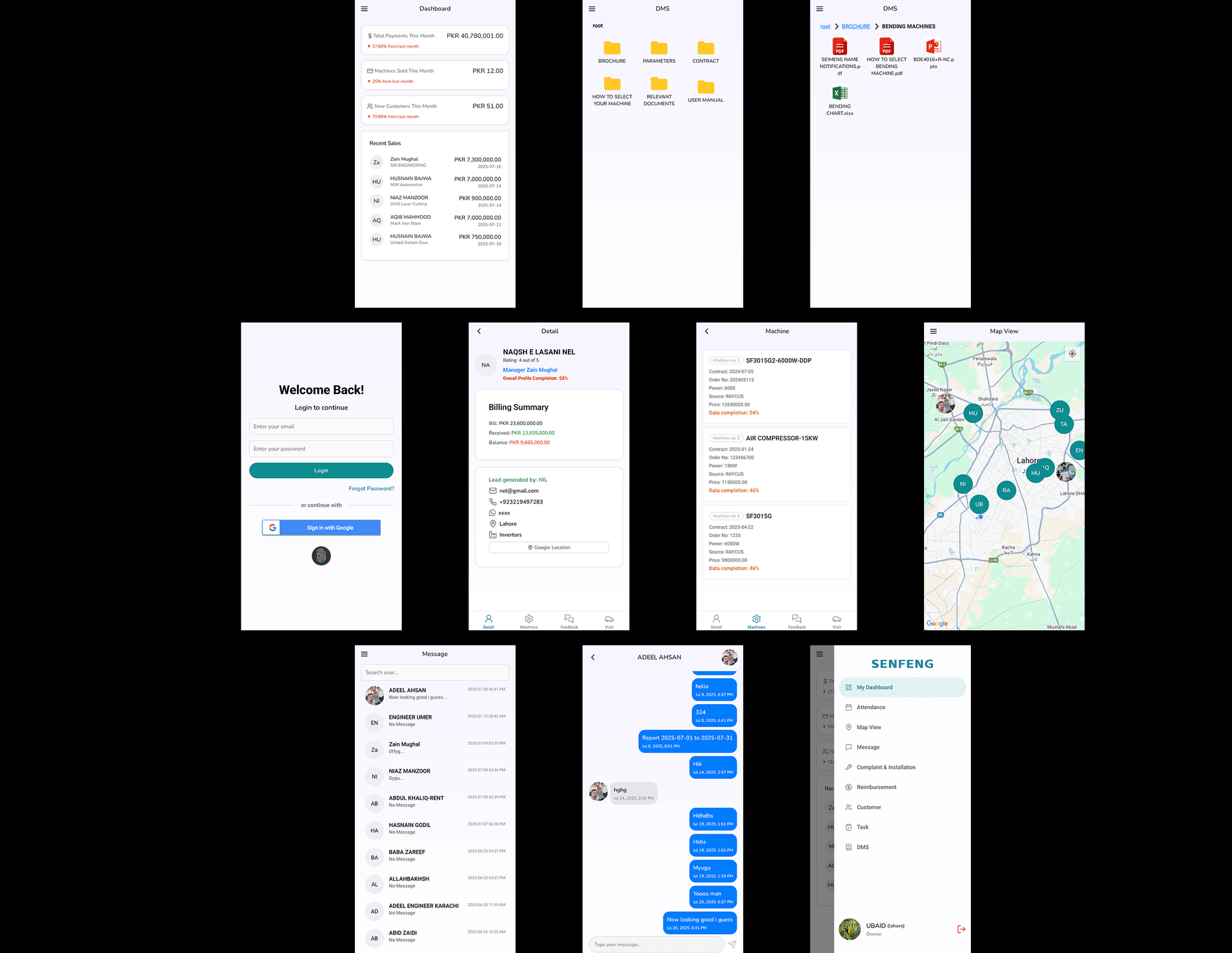 SENFENG Mobile — Mobile App Development project screenshot by Progronics